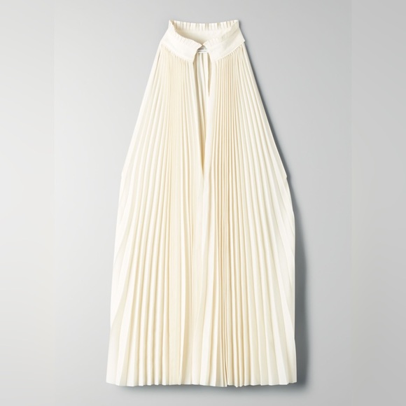 Aritzia Babaton Guell Flowy Sleeveless Blouse in White/Cream - XXS - Picture 1 of 15